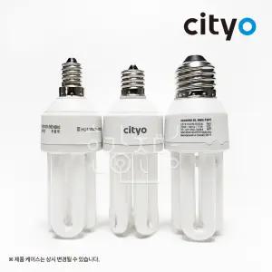 씨티오 삼파장전구 EL 11W E14 E17 E26 주광색 / 전구색