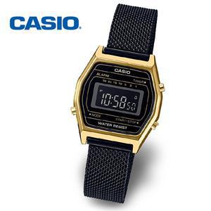 [카시오][정품] CASIO 카시오 LA690WEMB-1B 여성 메쉬 메탈 전자시계