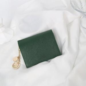 [디랩][별자리키링 증정] Minette Half Wallet - Green