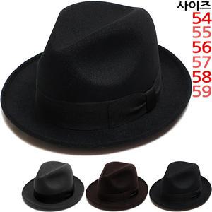 CAP190935-고급형 짧은챙 중절모 페도라 남자 여자 신사 모자