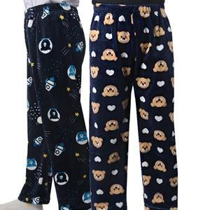 밍크 남성 수면잠옷 하의 방한 실내복 남성용