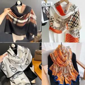 비스코스 롱 스카프 부드러운 감촉 광폭 머플러 숄 여성 선물 26종