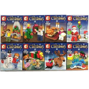 크리스마스선물 8종 블럭 피규어 미니어쳐 장난감 bts