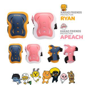 정품 카카오프렌즈 아동용보호대 - 자전거 인라인스케이트 킥보드 스케이트보드