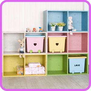 [러브수납장] 2단책장/3단책꽂이/장난감정리장/수납장/서랍장/교구장/거실장/정리함/예쁜가구/