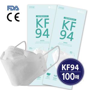 KF94 대형 성인용 마스크 100매 4중필터 초미세먼지 차단 황사마스크