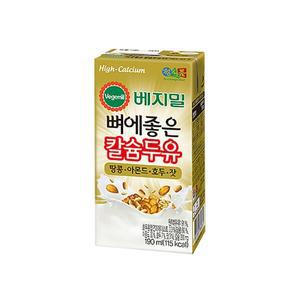 베지밀 뼈에좋은 칼슘 두유 아몬드호두잣 190mlx64팩
