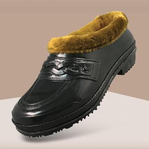 [마마슈] 남고방 국산 털 고무신 겨울 단화 방수 방한화