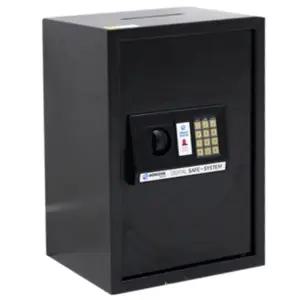 디지털충격감지 안전금고50D 지폐투입구 소형 스마트 미니 비밀 가정용 개인 블랙