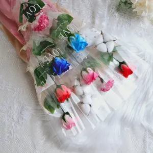 비누꽃다발 장미 카네이션 꽃한송이 졸업식 축하꽃 단체선물