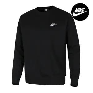 나이키 스몰로고 남자 여성 기모 맨투맨 라운드 긴팔티셔츠 블랙 BV2662-010
