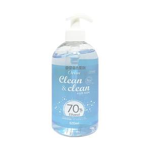 오릭스 클린앤클린 손소독제 520ml 3개