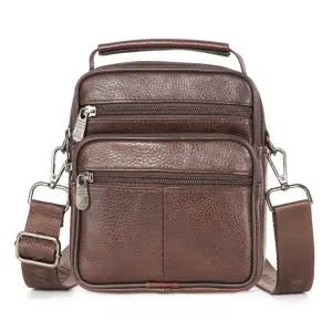 밀레바노 남성 소형 가죽가방 크로스백 MV-7501 캐주얼 데일리 숄더백