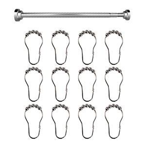 스테인레스 샤워 커튼봉 + 스텐 커튼링 세트