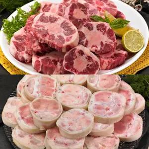 [황금한우] 소꼬리(알꼬리) + 우족1kg