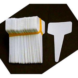 큼직한 다육이 이름표(라벨)-사각4.2cm흰색100개  식물이름표