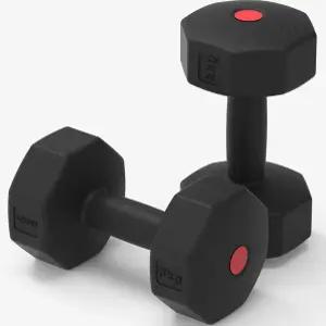 이고진 블랙팔각 덤벨 아령 3kg 2개 아령세트 웨이트 운동