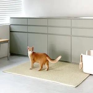 [네네린도] 포켓형 고양이 모래매트 대형 특대형