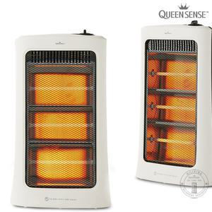 퀸센스 3단 석영관 전기 히터 QSH-QC160 스탠드 미니 난로