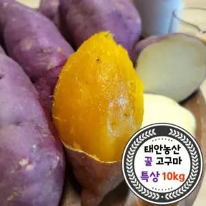 건강한 태안 안면도 꿀고구마 특상(100g-290g) 10Kg(박스포함)