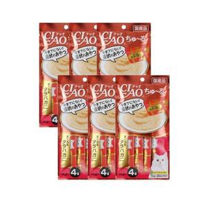 챠오 츄르 SC-108 참치+킹크랩 56gX6개 고양이츄르 애묘간식 고양이간식 챠오츄루 츄루 이나바