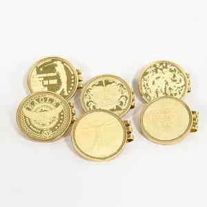 포보스 금화 볼마커 골프볼마커 골프볼마크