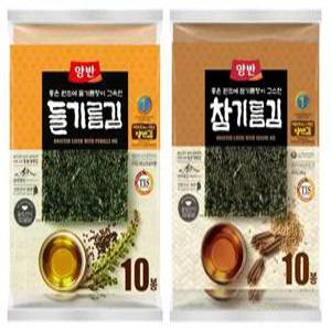 양반 들기름 + 참기름 전장김 20g x 20