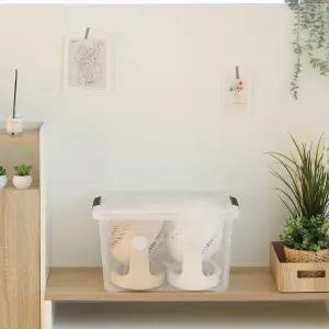 아이리스 투명 리빙박스 수납함 정리함 3SET DD-TB-28 (32L)