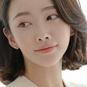 [미니아트] 14K 골드 필드 6mm 베이직 볼 데일리 스터드 귀걸이 JK210