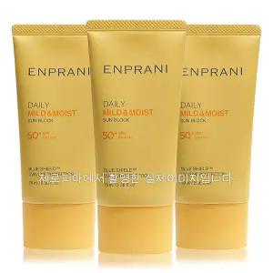 엔프라니 데일리 선블록 70mlx3ea 선크림 썬크림 자외선차단