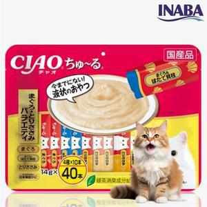 이나바 챠오츄르 버라이어티팩 참치 닭가슴살 40개입(SC-186)