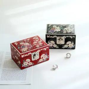 나전칠기 미니보석함 다용도자개함 자개보석함 전통 돌반지보관함 악세사리보관함