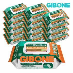 기본에 세균닦는 물걸레 청소포 표준형 25매 15팩