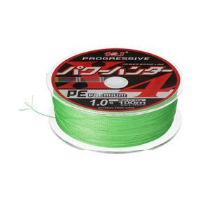 프리미엄 코팅 연결 4합사 PE 100m 삼치 루어 낚시 줄 0.8호