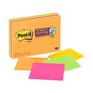 3M 포스트잇 미팅노트 6845-SSP 4패드 대형메모지