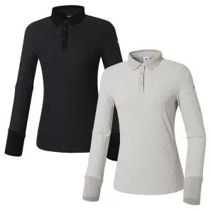 [와이드앵글](광주신세계)WWU22203 여성 WL 모노그램 폴로 티셔츠