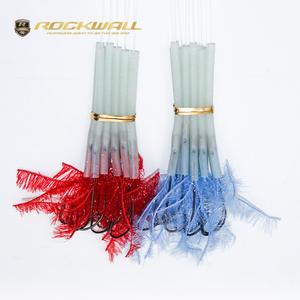 락크웰 아가미스커트 갈치바늘(2호/3호) 국내생산 갈치채비 8cm사각축광튜브 하이카본바늘