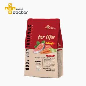 마이펫닥터 시그니처 포 라이프 어덜트 강아지 사료 홀리스틱 종합 영양 눈물 피부 알러지 2kg. 1ea