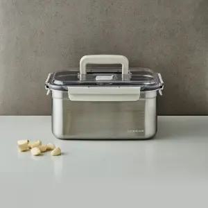 [본사직영] 락앤락 숨쉬는 스텐 김치통 직사각 6.3L (LST832B)