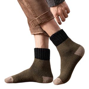 겨울 두툼한 남자 양말 니트 뜨개 남성 삭스 두꺼운 발 시려울때