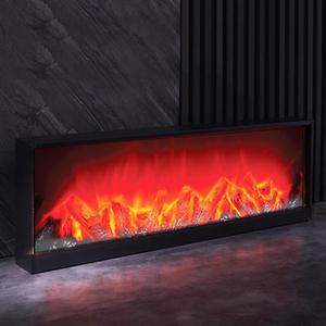 와이드형 벽난로 무드등 불멍 감성 조명 인테리어