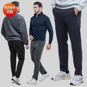 시종일관 남성 겨울 기모 트레이닝 팬츠(SJ23LP097M)A1