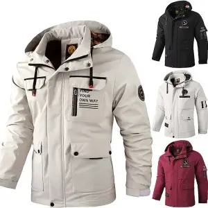 남성 봄가을 YOUR /LDTN 체크무늬 안감 세련 후드 탈부착 캐쥬얼 점퍼 2종 바람막이 블루종 발수 방풍 3칼라