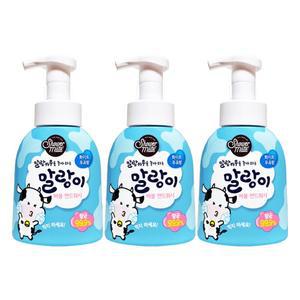애경 샤워메이트 말랑이 버블 핸드워시 화이트우유향 300mL X 3개