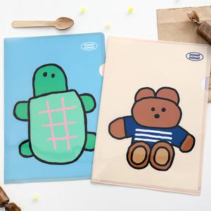 로마네 엘파일 2p세트 도낫도낫 엘자 파일 A4 L자파일 엘화일 악보파일 파일철 L자화일 부동산 계약서파일