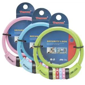 토니온 자전거 컬러자물쇠 번호키 중 TY-427-3