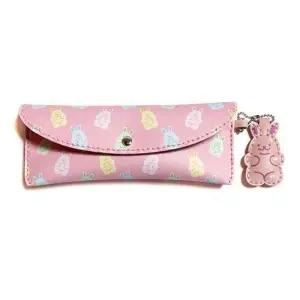 가죽공예 귀여운 핑크토끼 젤리 필통 만들기