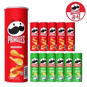 프링글스 110g 오리지날 6개 + 양파맛 6개