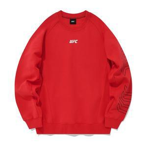 [UFC SPORT](김해점)UFC 스피드 레귤러핏 히든 포켓 맨투맨 레드 U4SWT3335RE