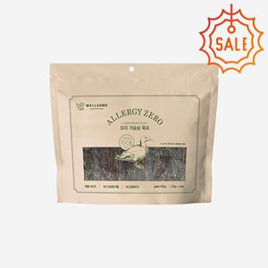 웰썸 알러지제로 오리가슴살육포 500g 무첨가 강아지 간식
